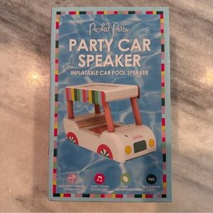 NIB Bluetooth Inflatable Car Speaker Pool Speaker Packed Party Sealed